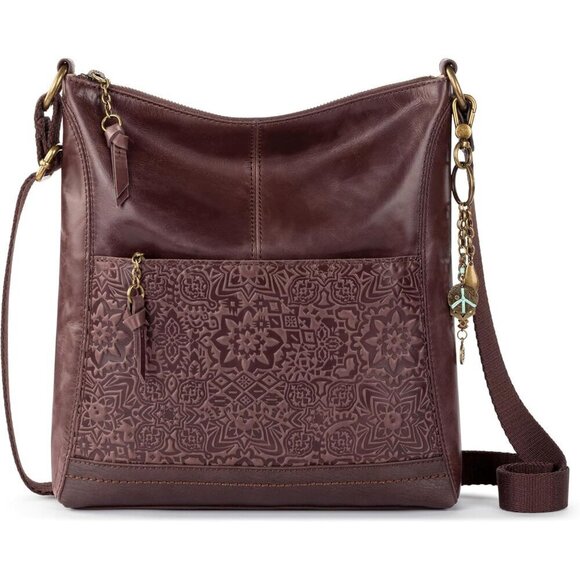 Handbags - Leather Crossbody Bag Women's Adjustable Strap Recycled Peta Certified